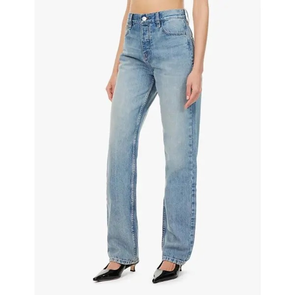 Stylish Light Blue Boot Cut Women's Jeans - Picture 4 of 10